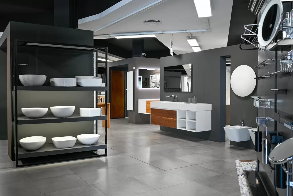 Showroom arredo bagno - lavabi Idrosanitaria Piave